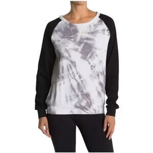 THE LAUNDRY ROOM NEW $89 Raglan Sleeve Cozy Pullover Black Diamond Small